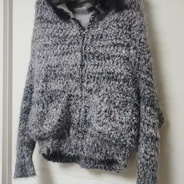 무지 따뜻 Knitwear 밸리걸 후드집업 겨울 가디건 S M