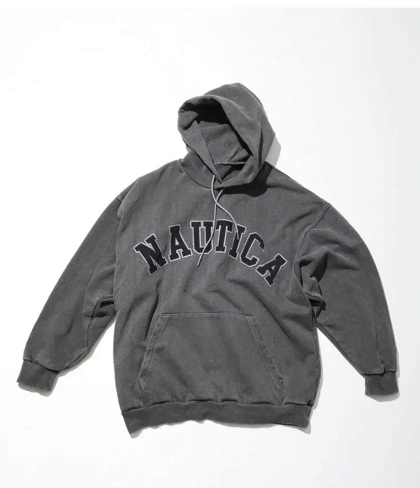 NAUTICA Nautica Pigmented Dyed Arch Logo Sweat Hoodie