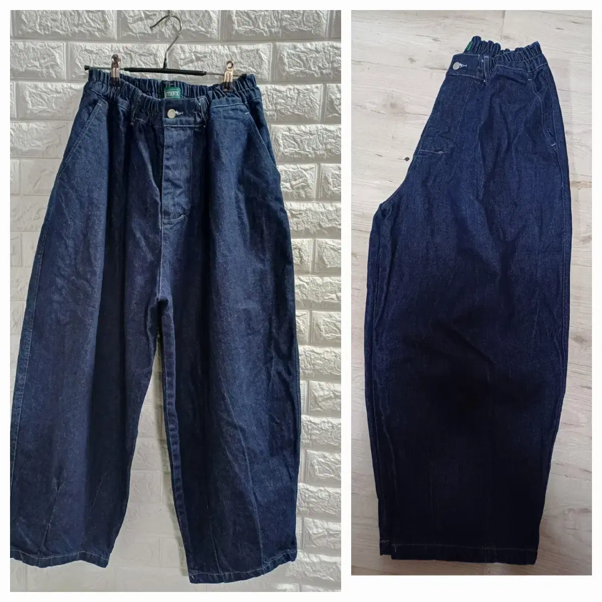 M.Curved Wide Denim Pants