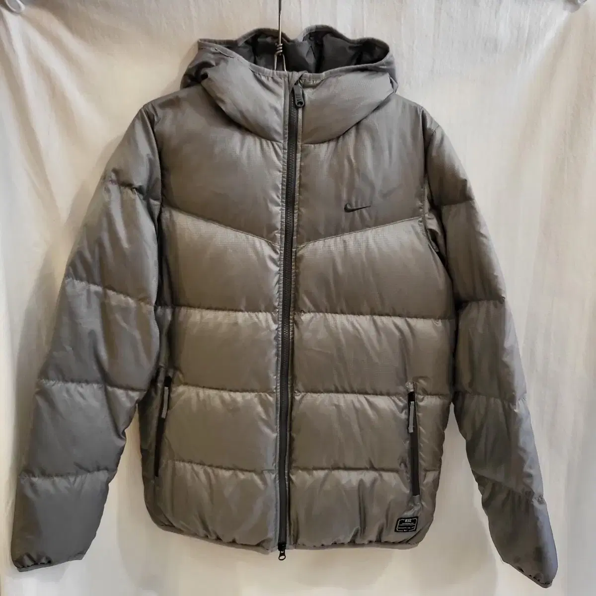 Nike Silver Pooper Goose Down Puffer Jacket