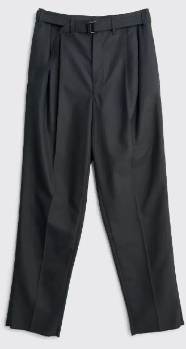 [52] LEMAIRE Lemaire Belted Pleated Pants Anthracite New