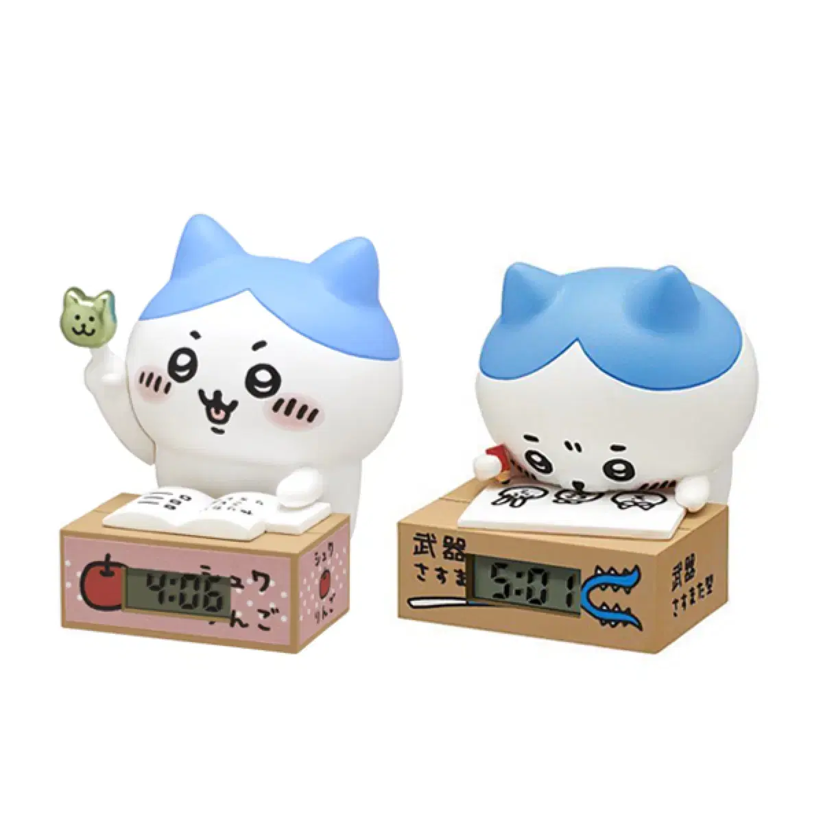 Munjagui Hachiware Desk Clock Gacha Set