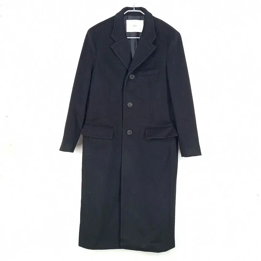 Dunst Women's Cashmere Blend Long Wool Coat Black (HU35047)