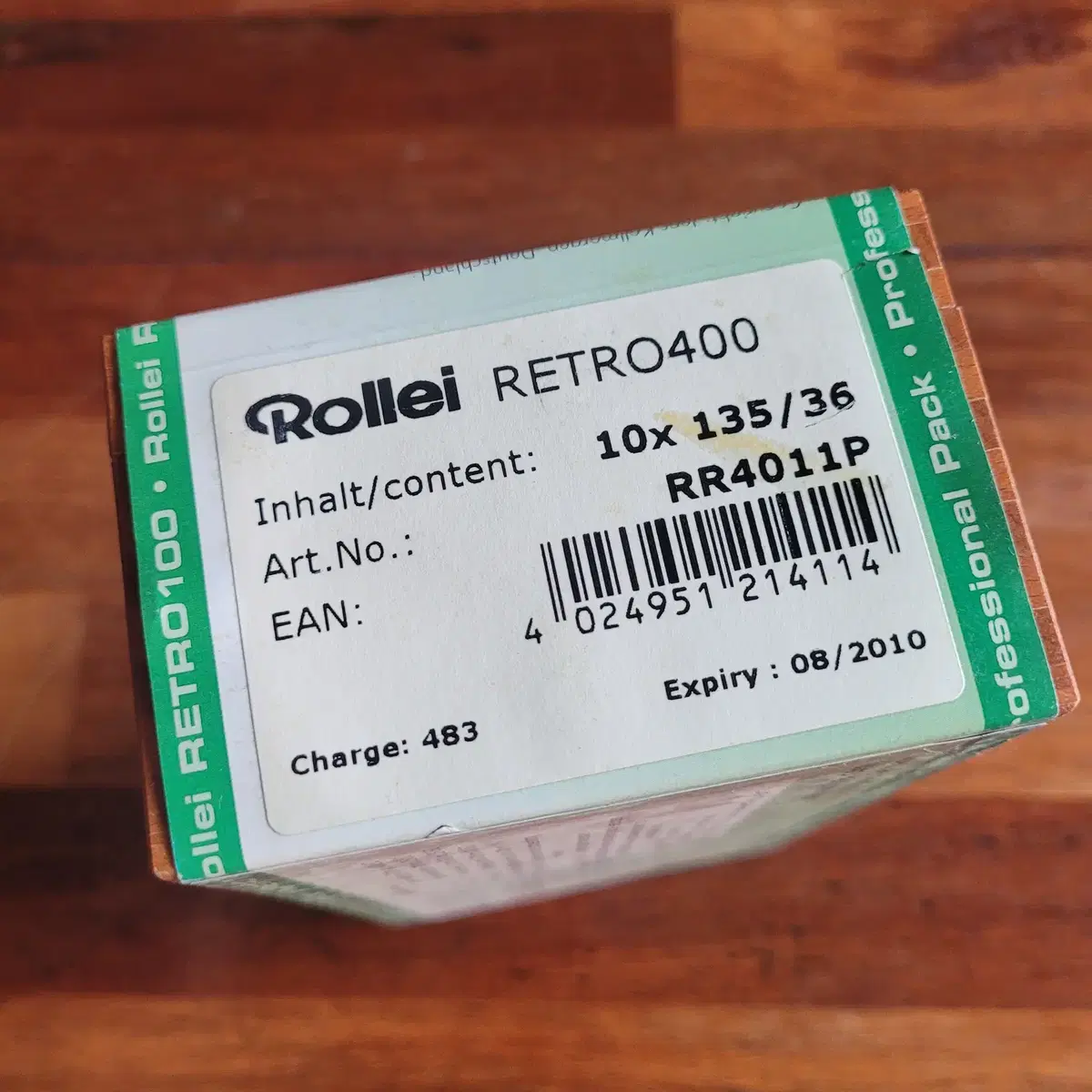 rollei retro ISO 400 롤라이필름 36컷 나무상자 미개봉