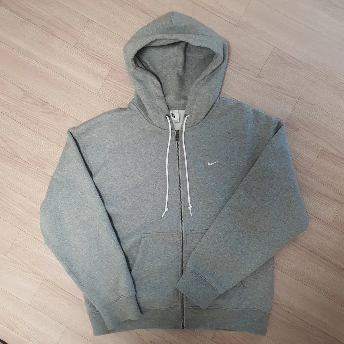 Nike Soloswoosh Zip Hoodie Grey XL