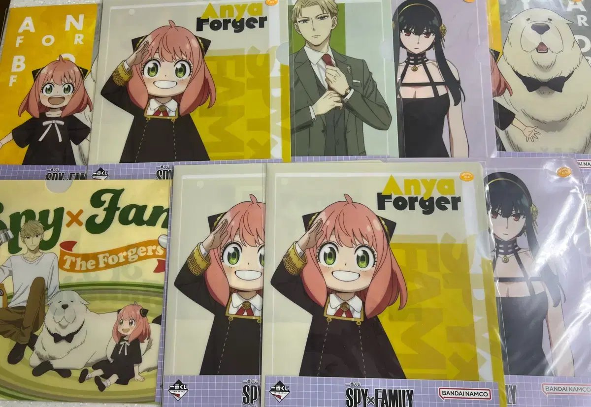 5 SPY FAMILY A4 Clear Files