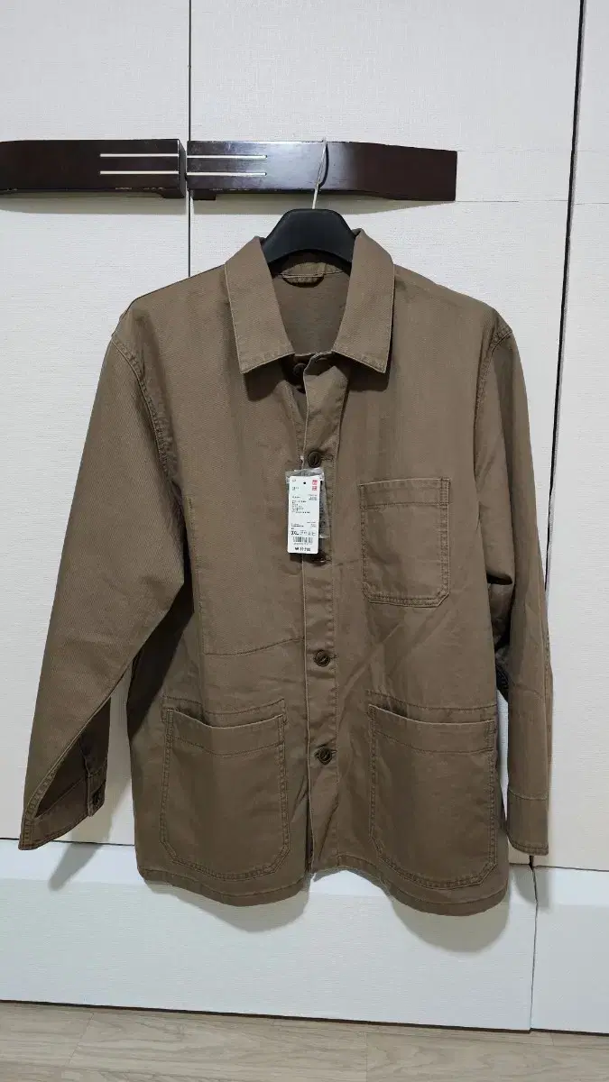 Uniqlo Utility Jacket in Brown 3XL New