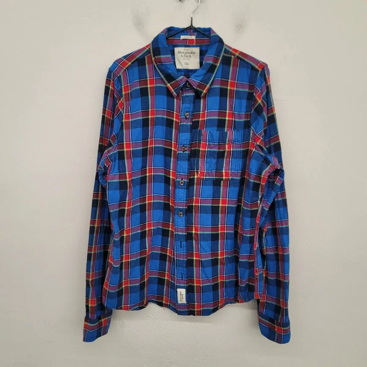 [105/XL] Abercrombie Muscle Fit Cotton Check Shirt