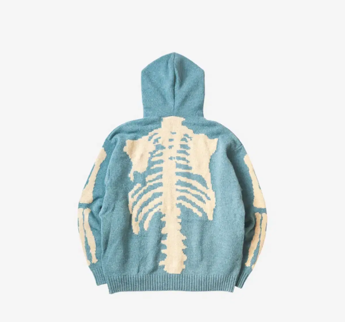 Capital 5G Wool Bone Hooded Sweater Saxophone