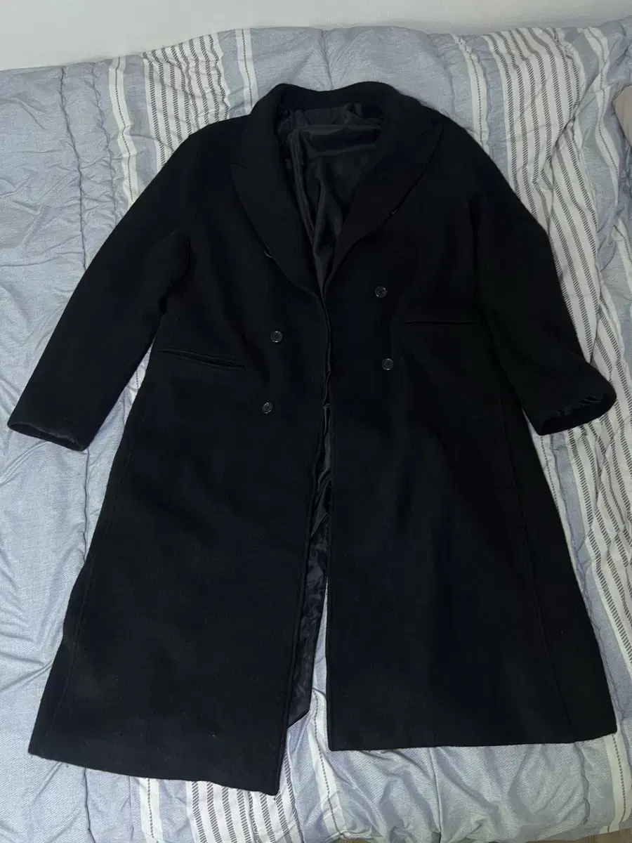 (M) U's Boiled Wool Double Coat 24FW