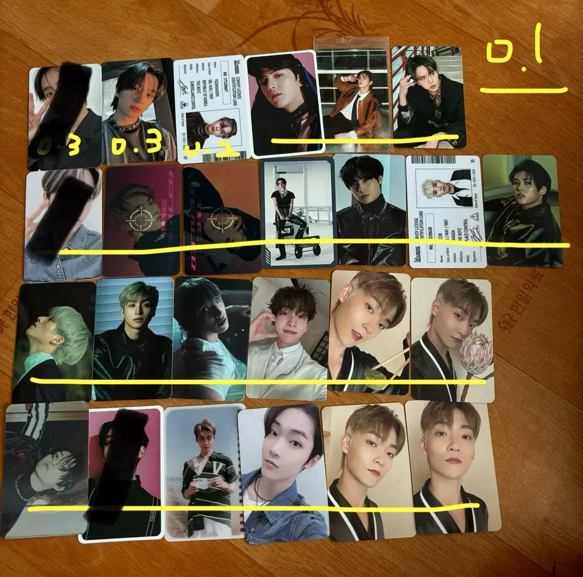 The Boyz photocard wts Dohwa Line