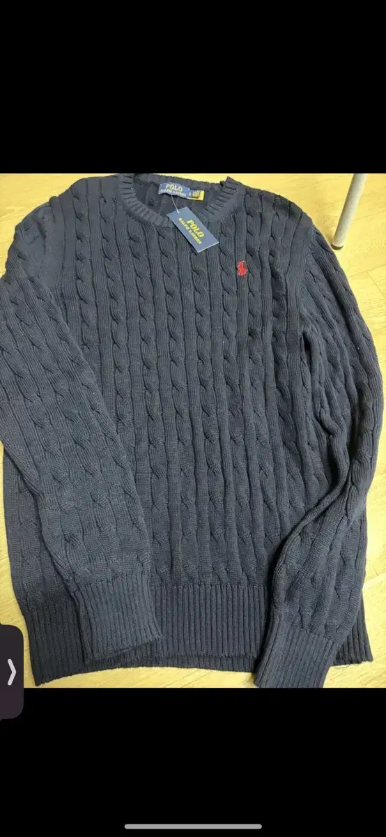 polo ralph lauren navy pretzel knit 105~110 size new, 15만원, 정