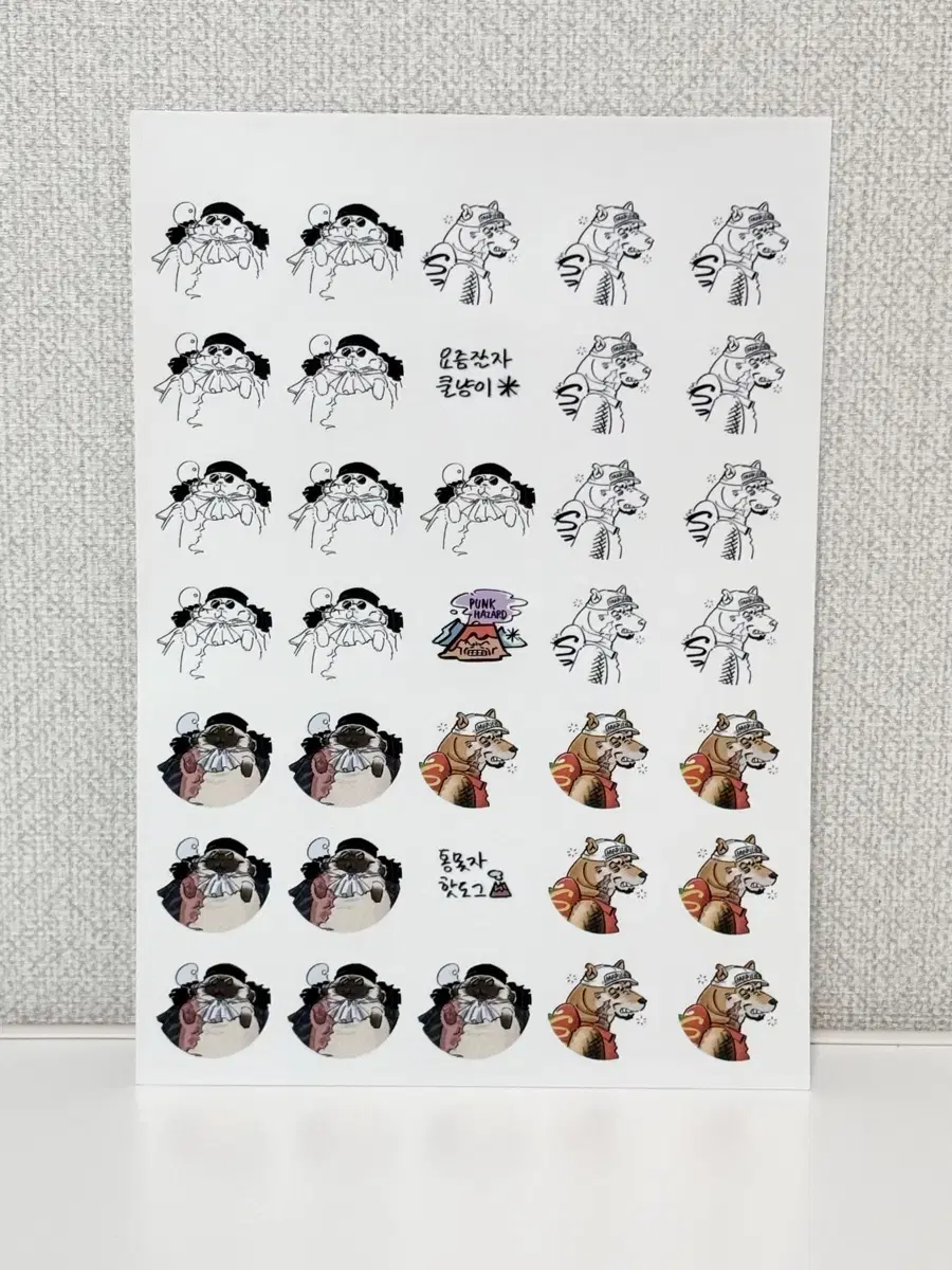 ONEPIECE Aokiji Kuzan Akainu Sakazuki Stickers