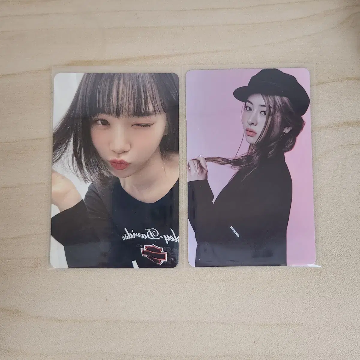 (bulk)le sserafim kim chaewon huh yunjin photocard wts