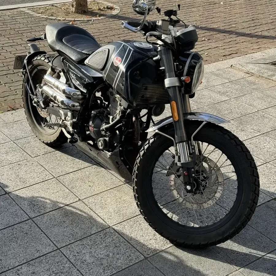 클래식 오토바이125cc 힙스터125