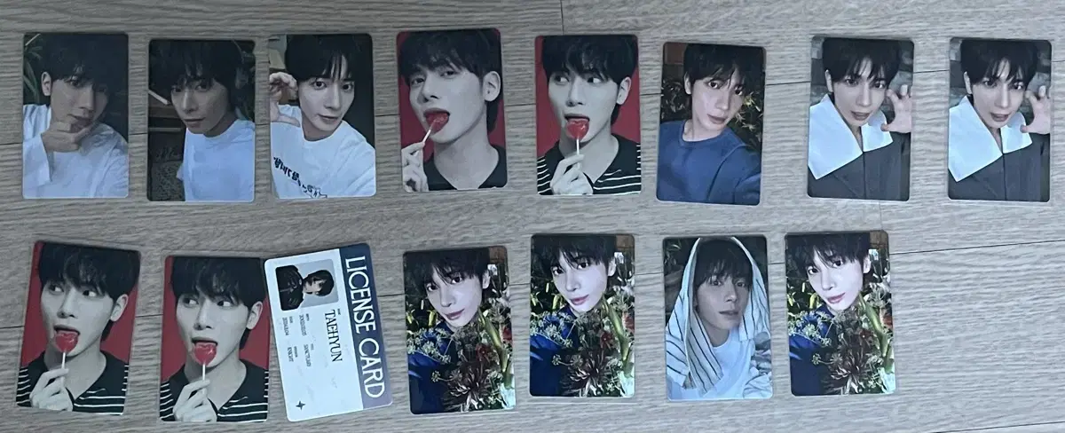 Taehyun Sanctuary photocard in bulk