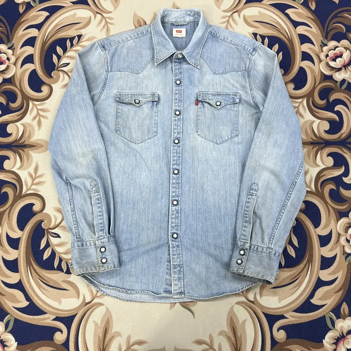 (M)Levi's Western Denim Shirt