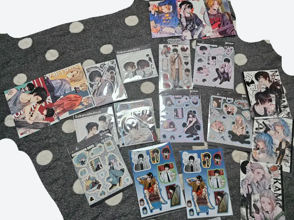 SakamotoDays unofficial goods sticker postcard bulk Unmipo 2.0 Sakadays Unofficial