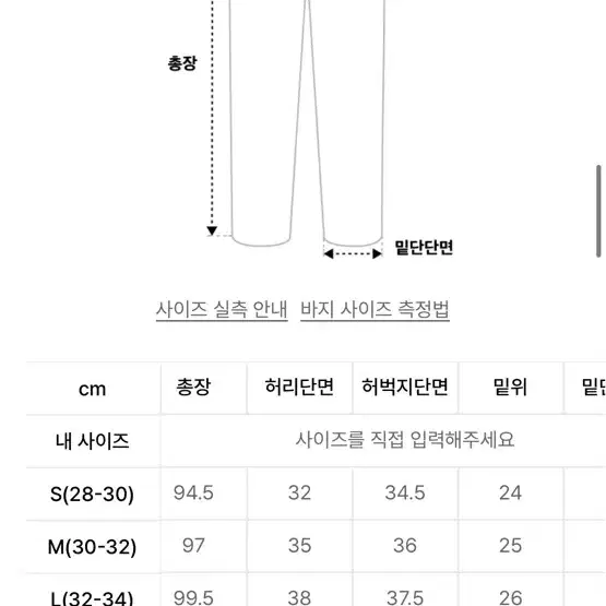 그라미치 캔버스더블니 팬츠 m