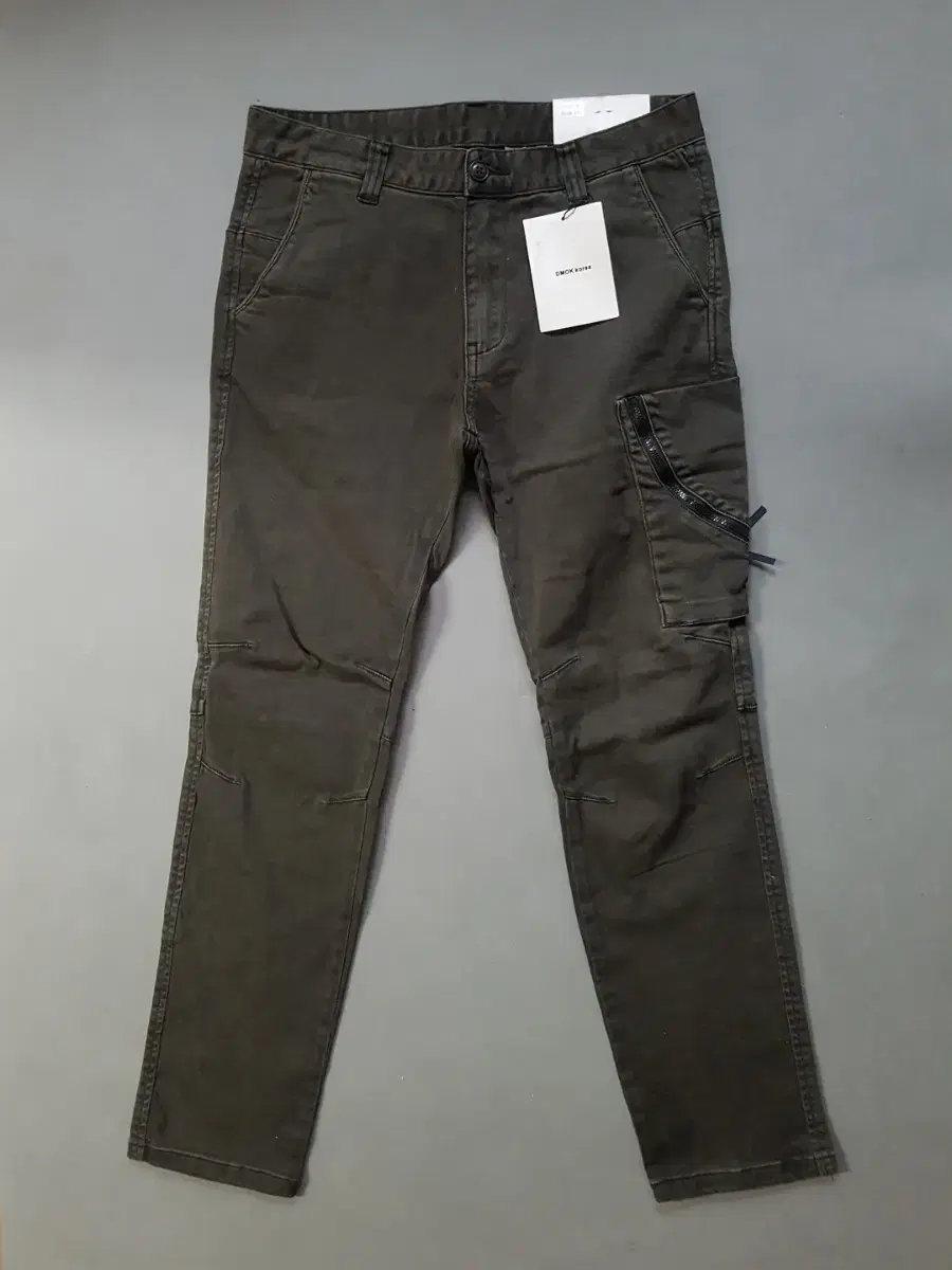 New [32] DMOK DMOK Black Denim Slim Cargo Pants Black Jean Jeans