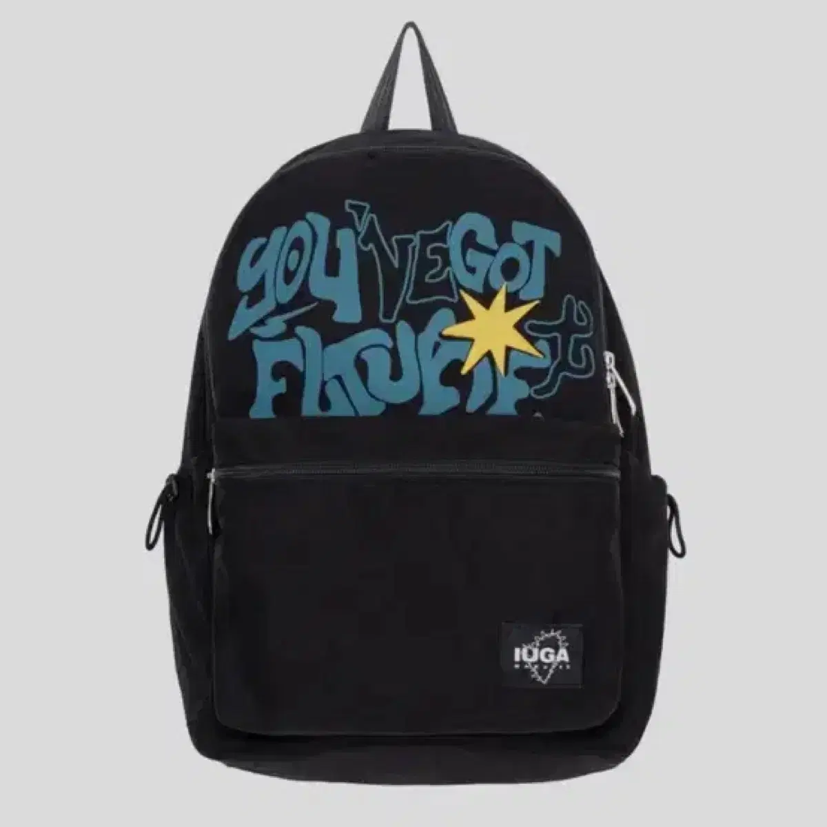 이우가마카라스 Printed Twill Pocket Backpack