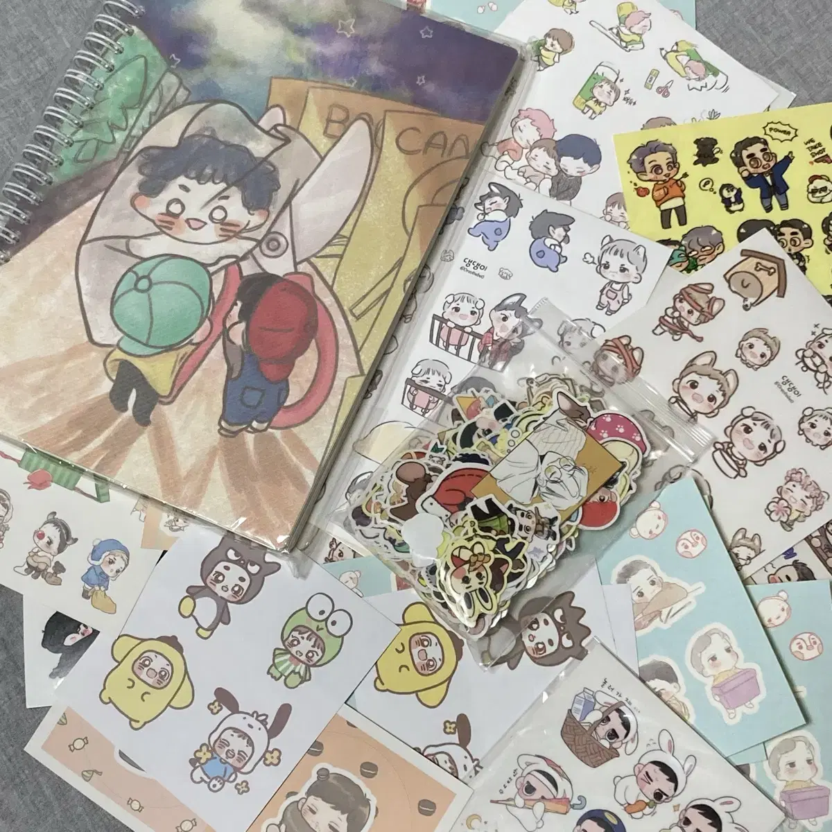 [Half-priced Delivery] exo Fan Art sticker Sticker Book Zarzar