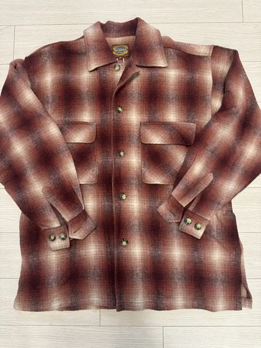 Multimate Flannel Shirt Jacket