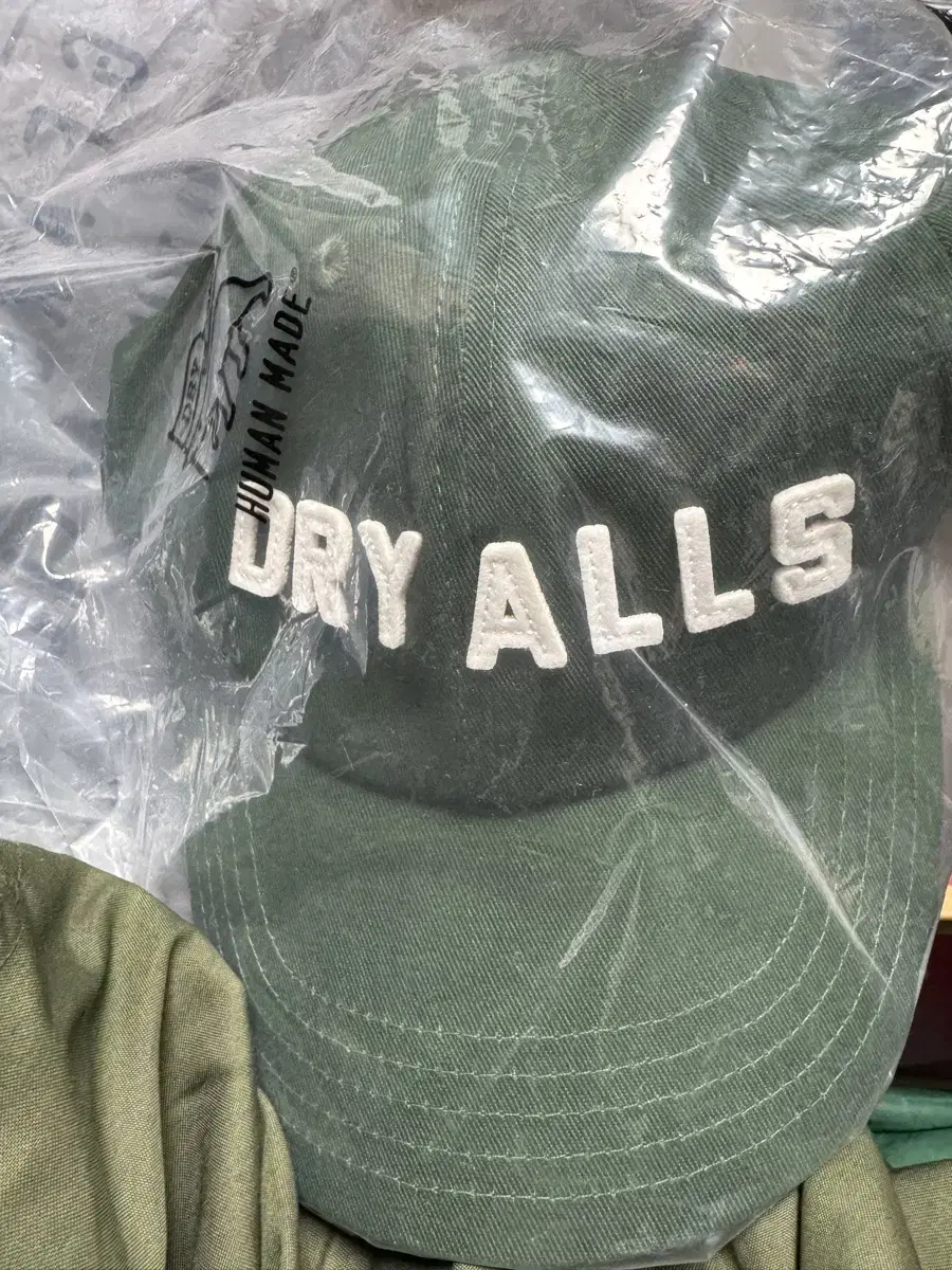 휴먼메이드 6패널 볼캡 dry alls 그린