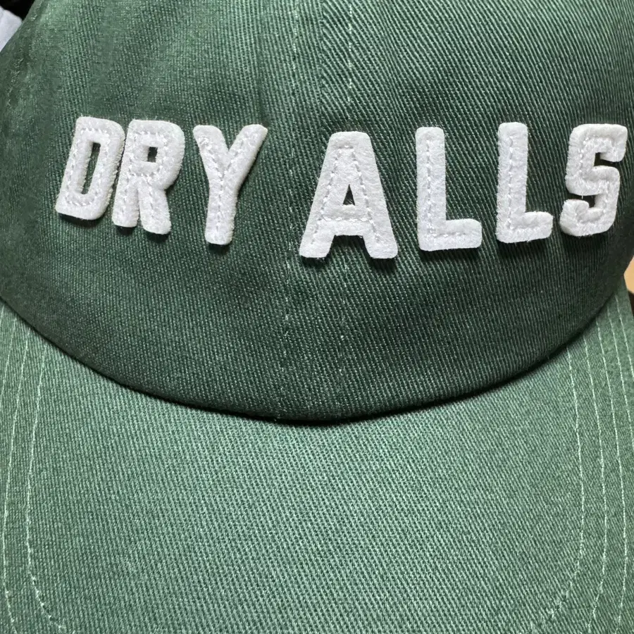 휴먼메이드 6패널 볼캡 dry alls 그린