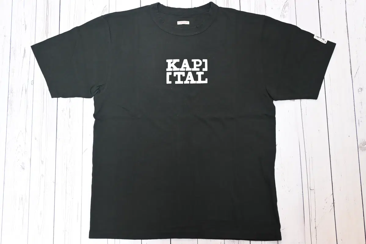 Capital Rookie Crewneck Logo T-Shirt Black EK-1481SC