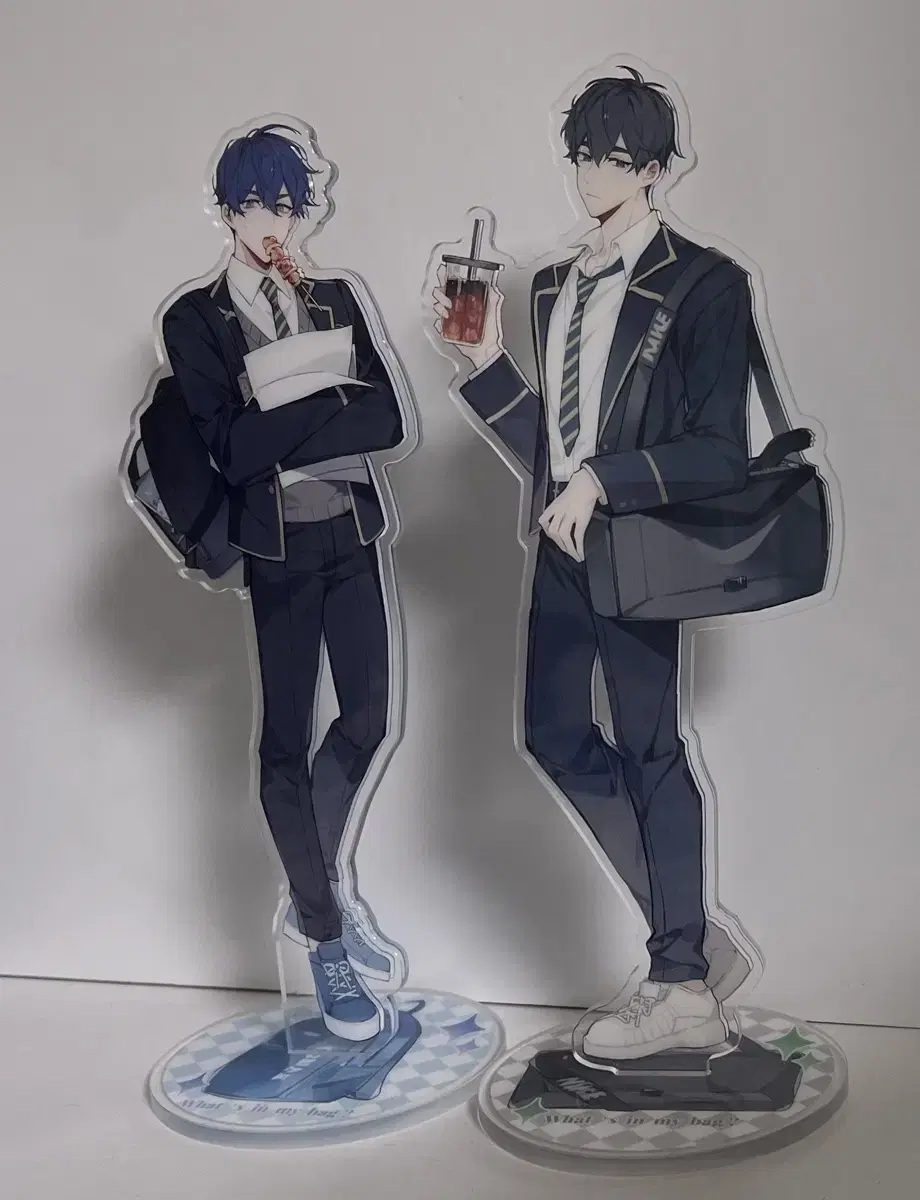 plave unofficial goods school uniform acrylic stand yejun hamin