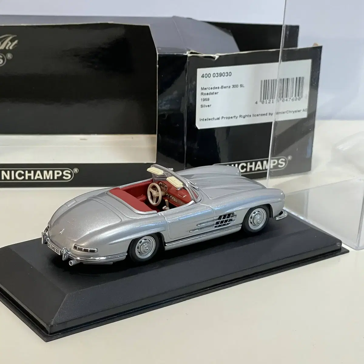 1/43 미니챔프 메르세데스 벤츠 300 SL 로드스터 다이캐스트