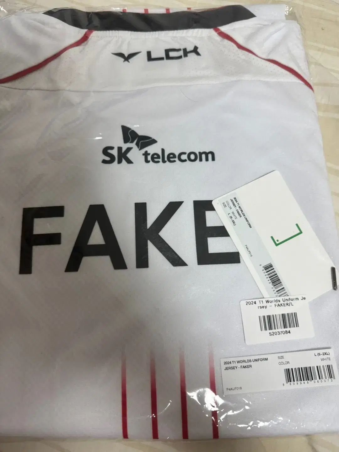 T1 T1 Worlds Jersey Fei L sealed Sell New