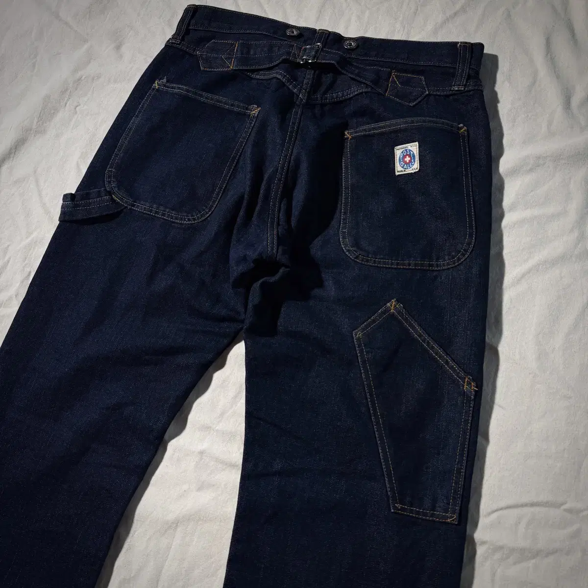 Beams Plus x Post Overalls Carpenter Denim Pants