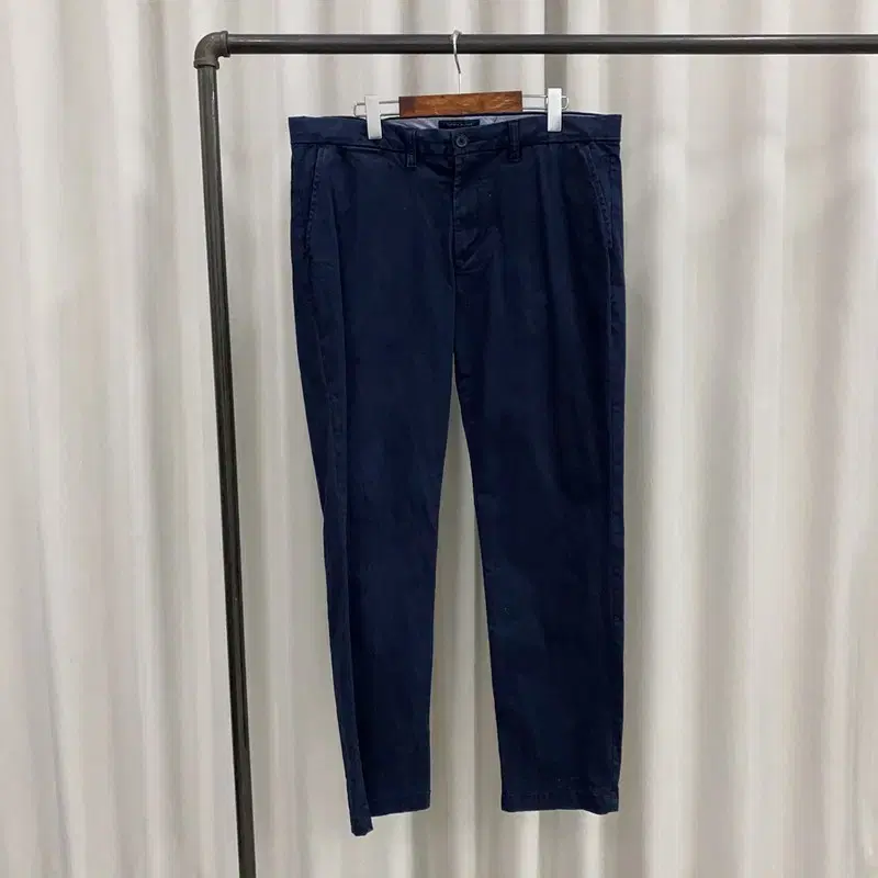 Tommy Hilfiger Navy Cotton Trousers Chino Pants 36" A07363