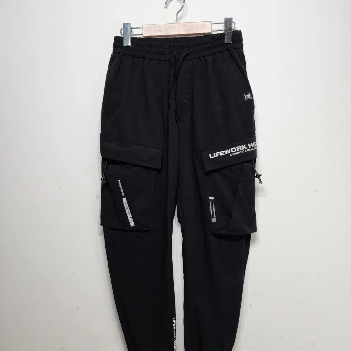 LIFE WORK Cargo Jogger Pants Black S