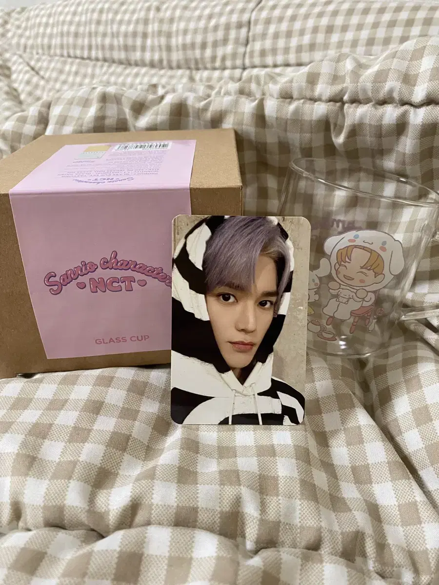 NCT 127 San Rio Collaboration Glass Cup Goods taeyong Set official goods MD