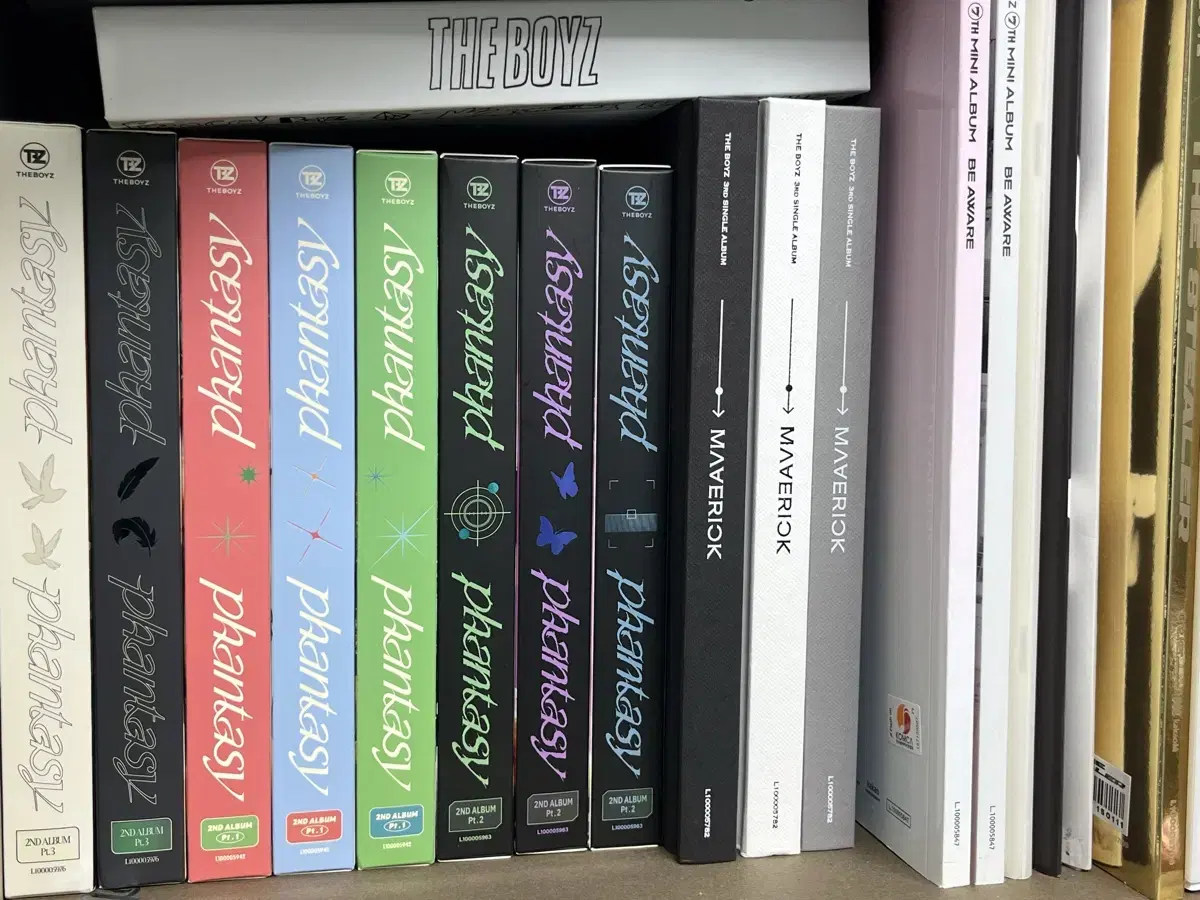 The Boyz unsealed album Nectar Watchtower Lip Gloss Maverick The Stealer Boys