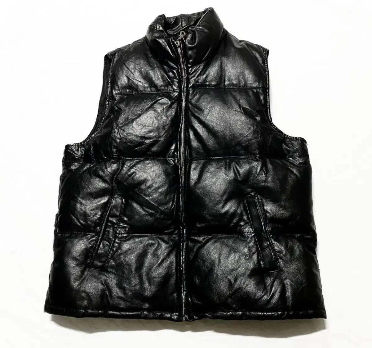 Leather Down Vest Padding