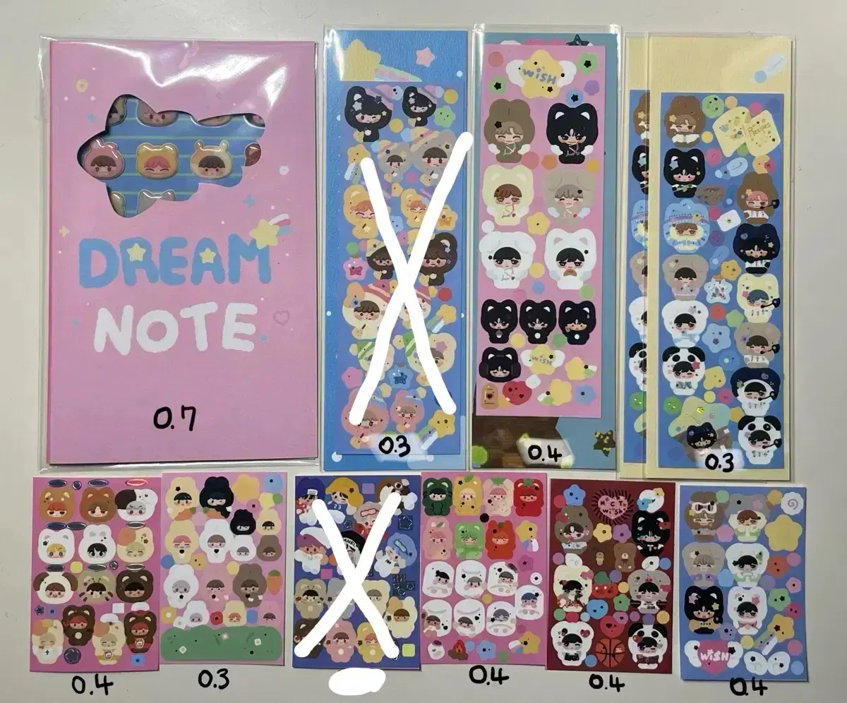 Danim sticker l-holder Malankyring Vahn's wish Dream nct Fairy wts