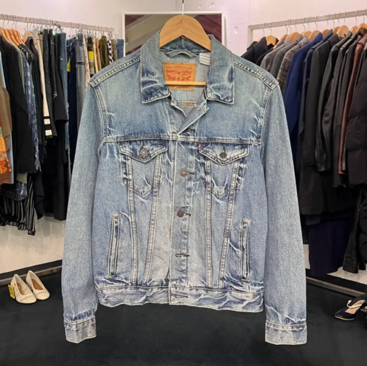 [TAPPO] [S] Levi's 72334 Denim Trucker Jeans Jacket