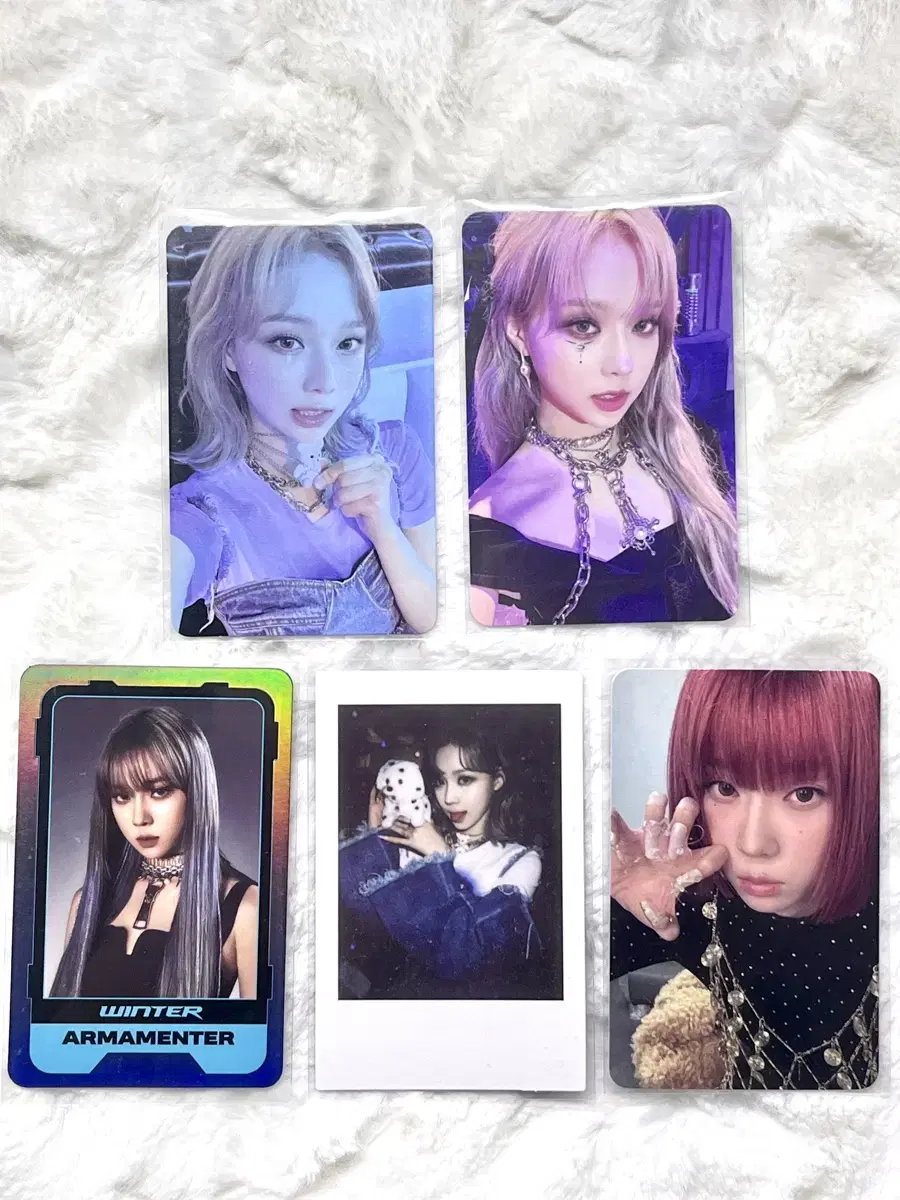 aespa winter photocard bulk wts karina giselle ningning