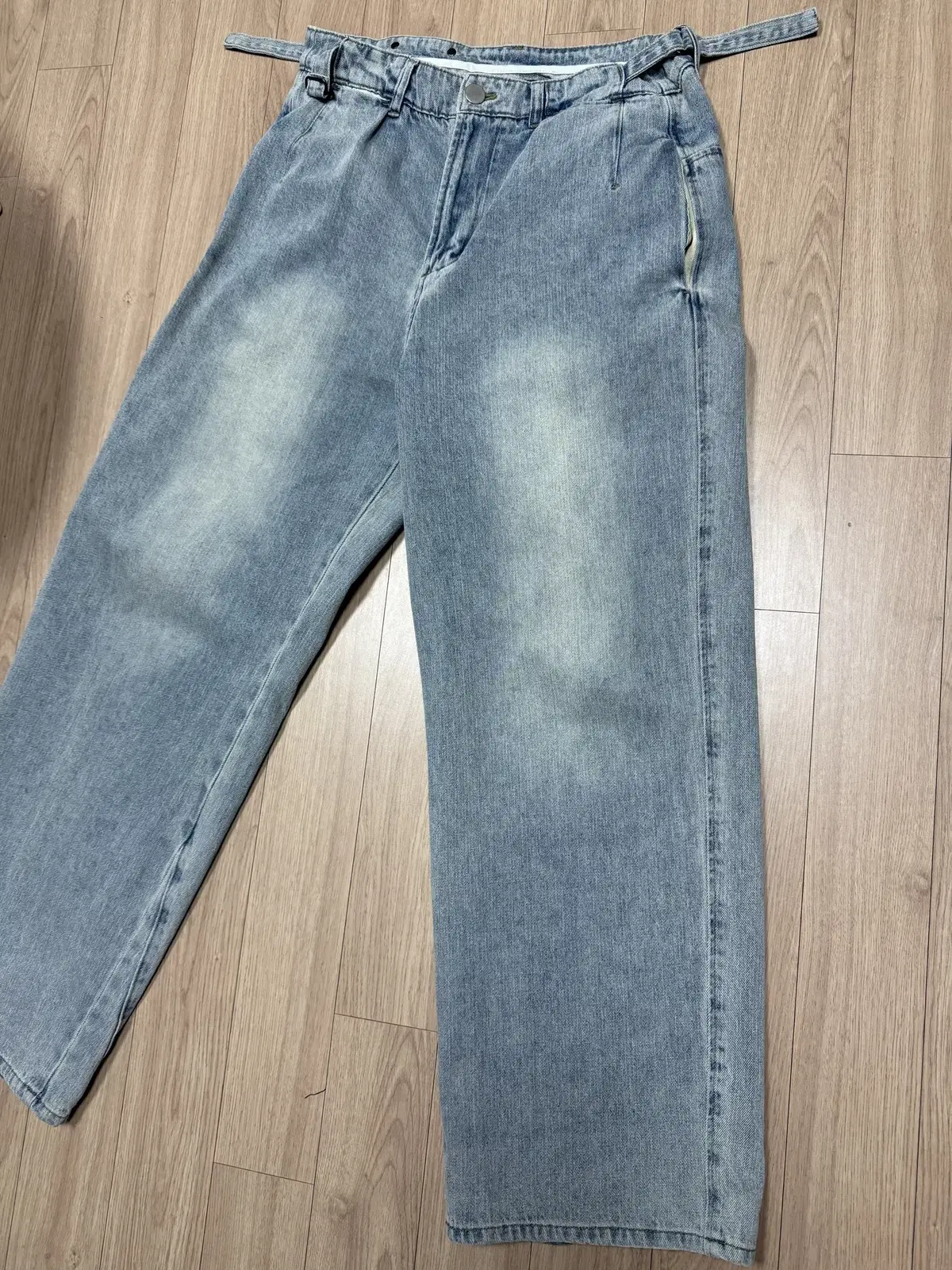 [3] Polythene 6PK Loose Denim - Bleached Ice [1 wear]