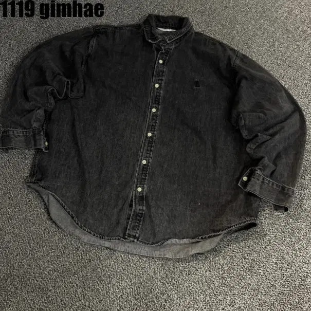 100 Raggedy Store Overfit Denim Shirt