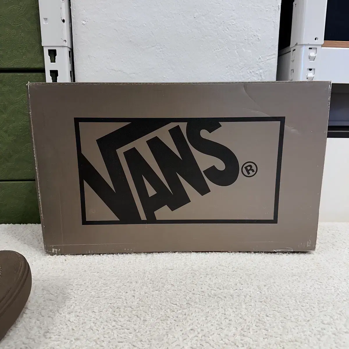 (정품/새상품) VANS 반스 볼트 X 더블탭스 코요테 브라운 슈즈