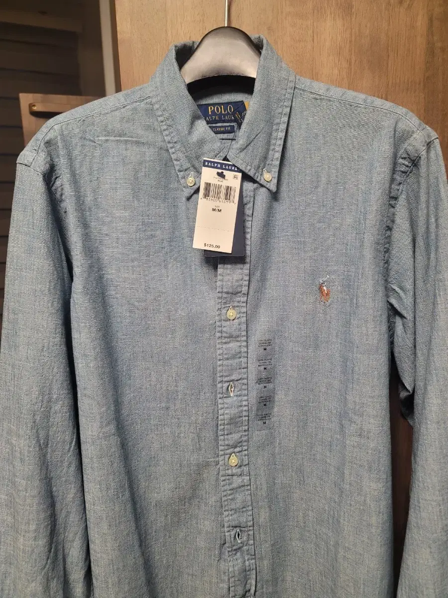 Polo Chambray Light Blue Denim Shirt