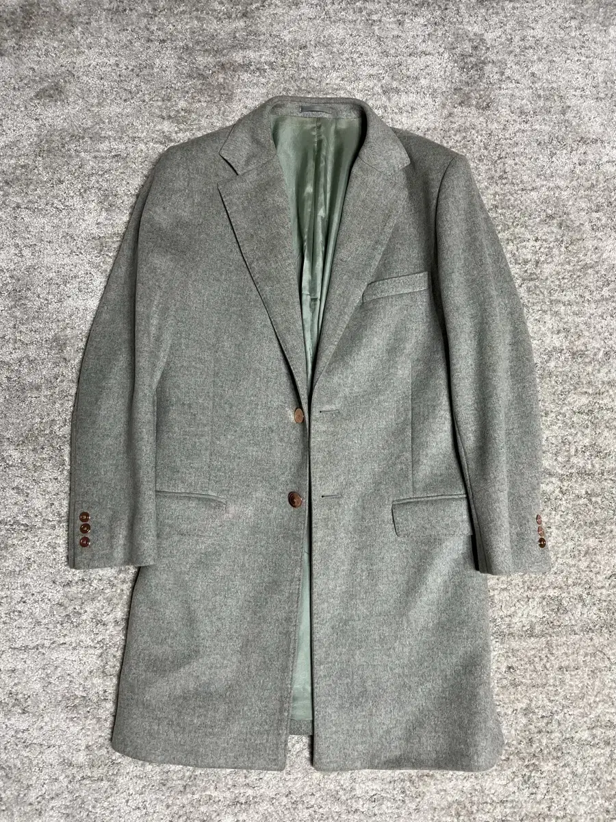 Emmanuelle Ungaro wool and cashmere single coat