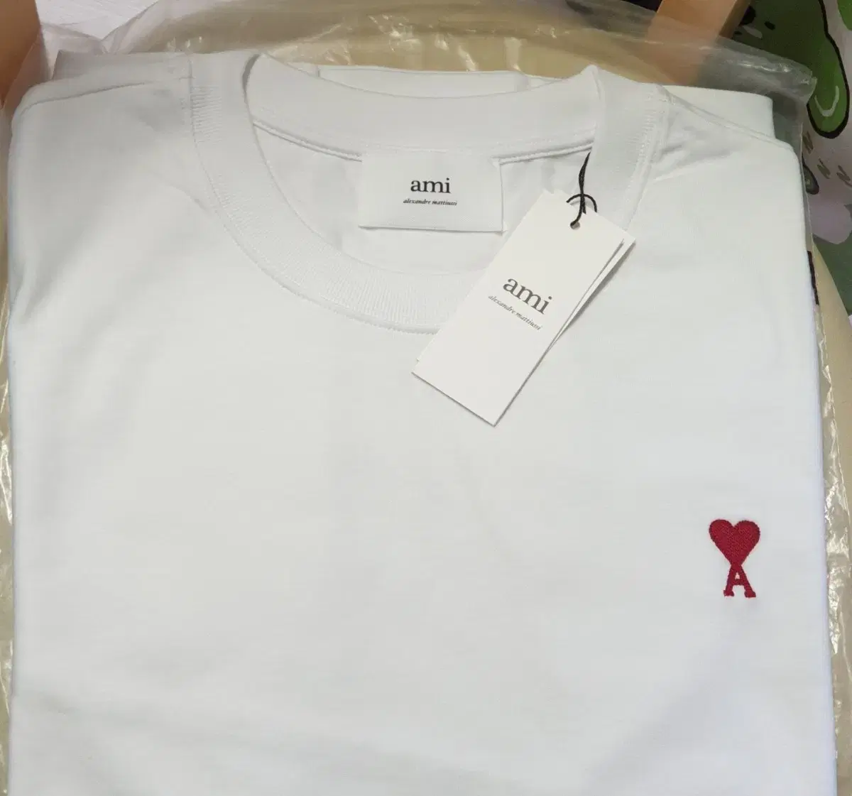 [ami] long sleeve white color new for sale