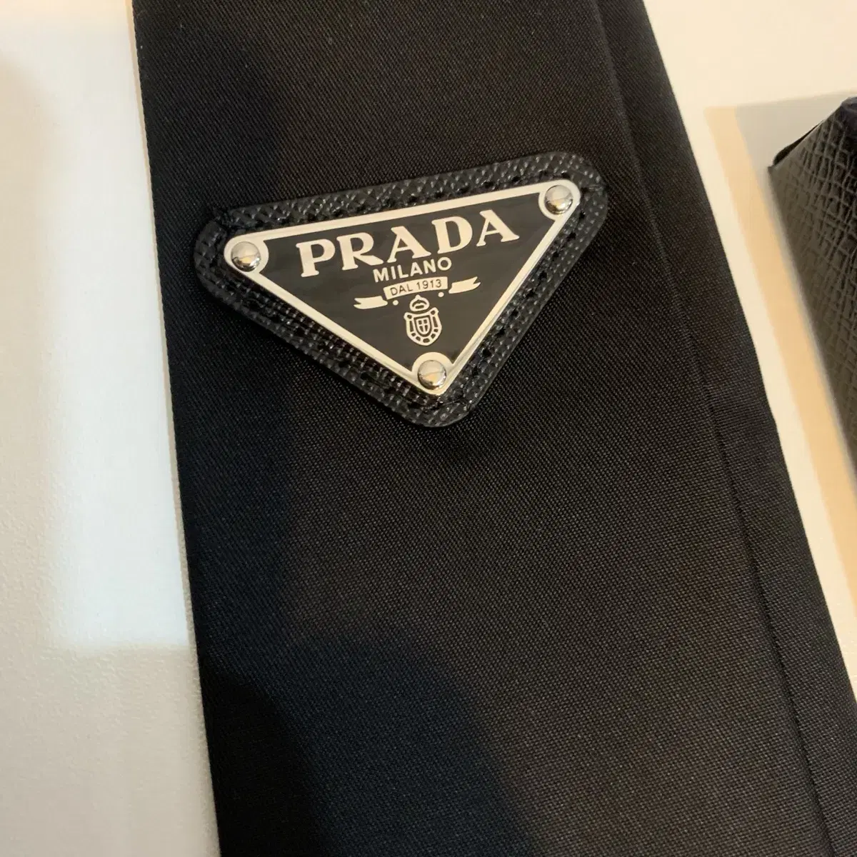 PRADA 프라다 개버딘 리나일론 넥타이