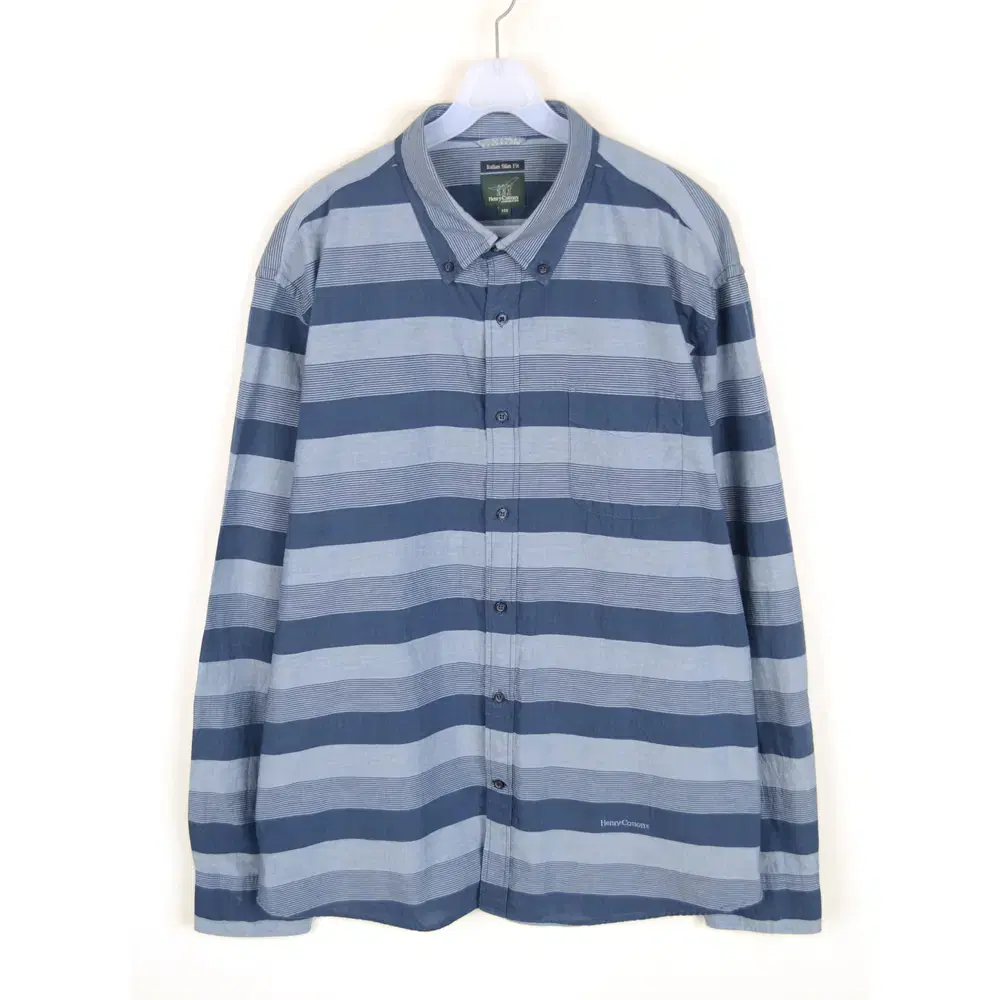 HenryCotton Southern Men'sXXL Striped Shirt NB5974